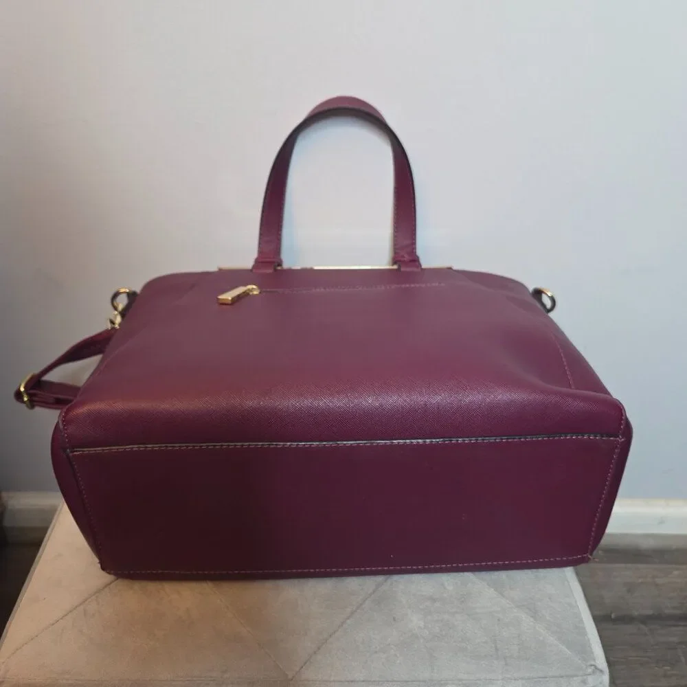 Versace 19.69 Abbigliamento Sportivo SRL Plum Handbag/Satchel